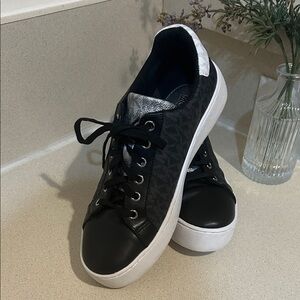 Michael Kors Black and Silver Sneakers
